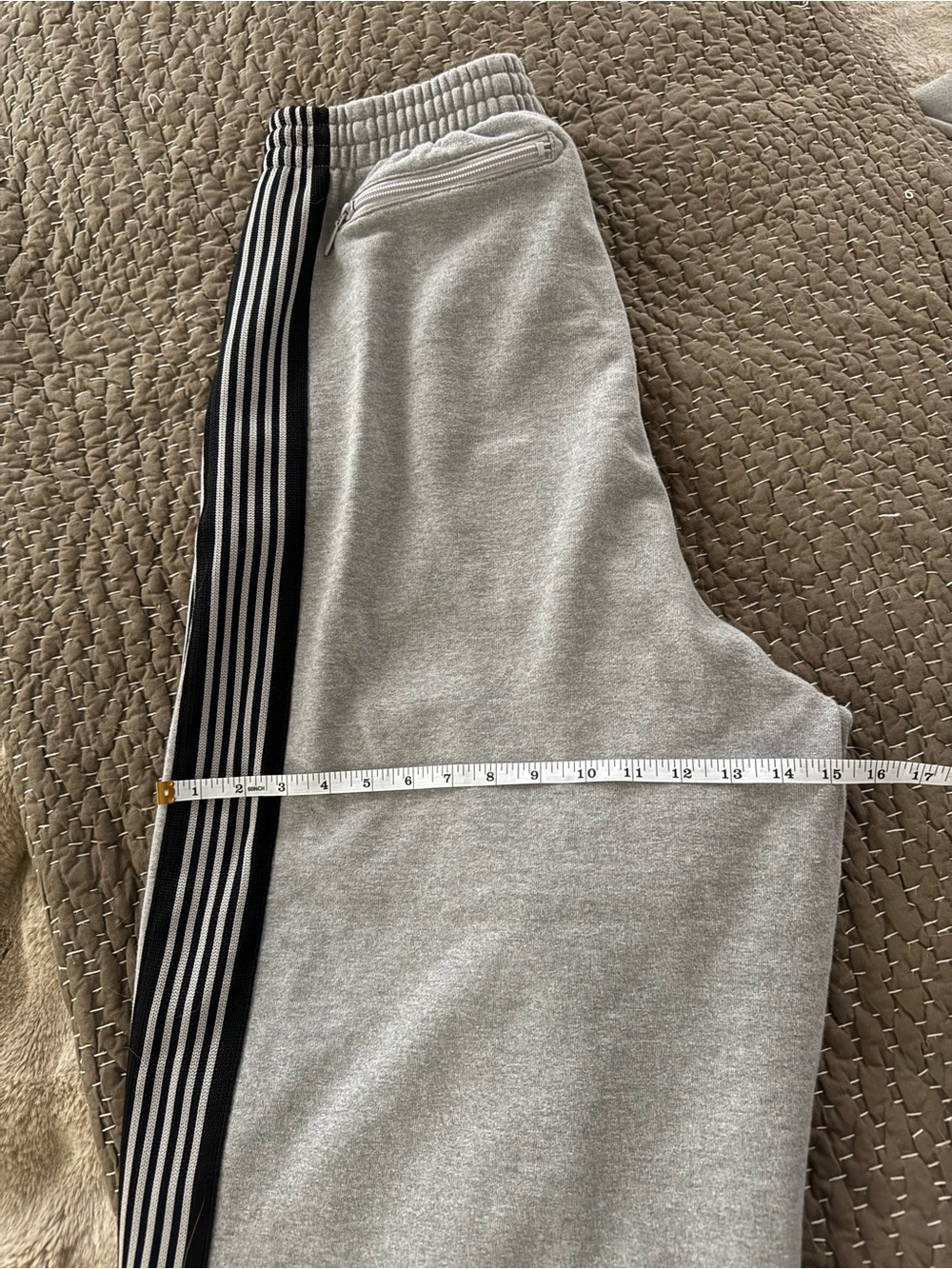 Needles x LHP 100% Cotton Grey Sweatpants - Picture 5 of 9